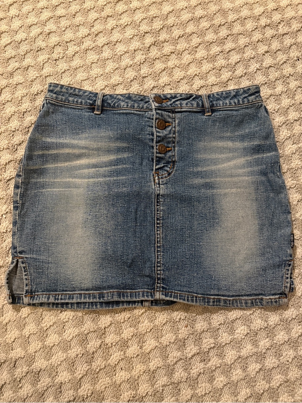 Rampage denim mini skirt